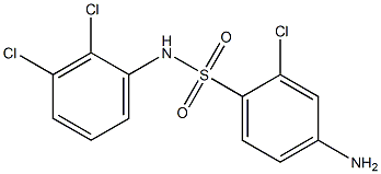 4-amino-2-chloro-N-(2,3-dichlorophenyl)benzene-1-sulfonamide 结构式