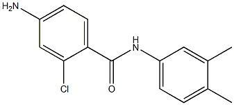 4-amino-2-chloro-N-(3,4-dimethylphenyl)benzamide 结构式