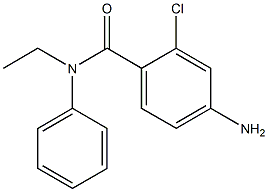 4-amino-2-chloro-N-ethyl-N-phenylbenzamide 结构式