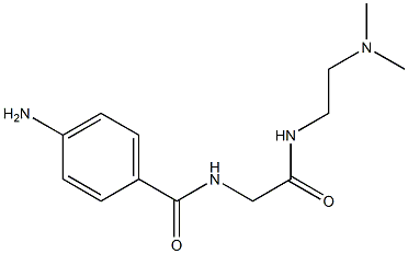 4-amino-N-(2-{[2-(dimethylamino)ethyl]amino}-2-oxoethyl)benzamide 结构式