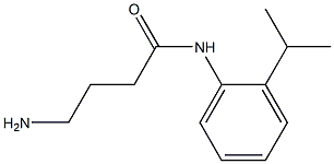 4-amino-N-(2-isopropylphenyl)butanamide 结构式