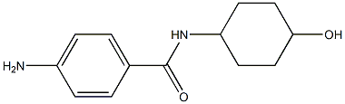 4-amino-N-(4-hydroxycyclohexyl)benzamide 结构式
