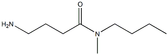 4-amino-N-butyl-N-methylbutanamide 结构式