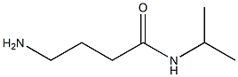 4-amino-N-isopropylbutanamide 结构式