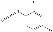 4-bromo-2-fluoro-1-isothiocyanatobenzene 结构式