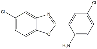 4-chloro-2-(5-chloro-1,3-benzoxazol-2-yl)aniline 结构式