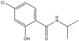 4-chloro-2-hydroxy-N-(propan-2-yl)benzamide 结构式