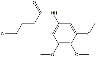 4-chloro-N-(3,4,5-trimethoxyphenyl)butanamide 结构式
