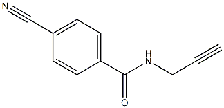 4-cyano-N-prop-2-ynylbenzamide 结构式