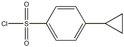 4-cyclopropylbenzenesulfonyl chloride 结构式