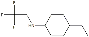 4-ethyl-N-(2,2,2-trifluoroethyl)cyclohexan-1-amine 结构式