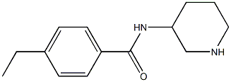 4-ethyl-N-(piperidin-3-yl)benzamide 结构式