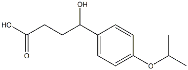 4-hydroxy-4-[4-(propan-2-yloxy)phenyl]butanoic acid 结构式