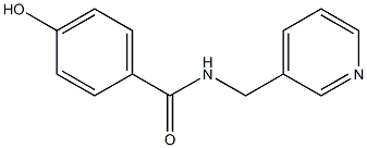 4-hydroxy-N-(pyridin-3-ylmethyl)benzamide 结构式