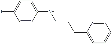 4-iodo-N-(3-phenylpropyl)aniline 结构式