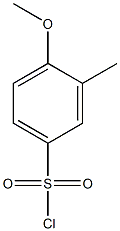 4-methoxy-3-methylbenzene-1-sulfonyl chloride 结构式