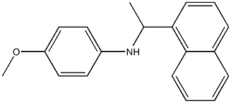 4-methoxy-N-[1-(naphthalen-1-yl)ethyl]aniline 结构式