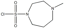4-methyl-1,4-diazepane-1-sulfonyl chloride 结构式