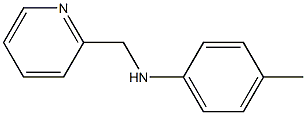 4-methyl-N-(pyridin-2-ylmethyl)aniline 结构式