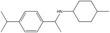 4-methyl-N-{1-[4-(propan-2-yl)phenyl]ethyl}cyclohexan-1-amine 结构式