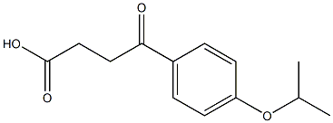 4-oxo-4-[4-(propan-2-yloxy)phenyl]butanoic acid 结构式