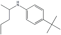 4-tert-butyl-N-(pentan-2-yl)aniline 结构式