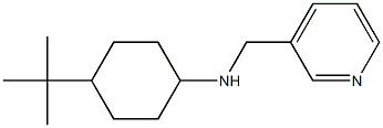 4-tert-butyl-N-(pyridin-3-ylmethyl)cyclohexan-1-amine 结构式