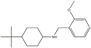 4-tert-butyl-N-[(2-methoxyphenyl)methyl]cyclohexan-1-amine 结构式