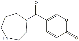 5-(1,4-diazepan-1-ylcarbonyl)-2H-pyran-2-one 结构式