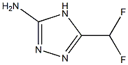 5-(二氟甲基)-4H-1,2,4-三唑-3-胺 结构式