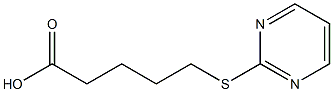 5-(pyrimidin-2-ylsulfanyl)pentanoic acid 结构式