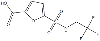 5-[(2,2,2-trifluoroethyl)sulfamoyl]furan-2-carboxylic acid 结构式