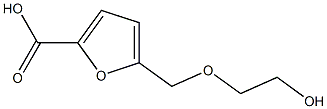 5-[(2-hydroxyethoxy)methyl]furan-2-carboxylic acid 结构式