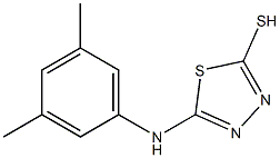 5-[(3,5-dimethylphenyl)amino]-1,3,4-thiadiazole-2-thiol 结构式