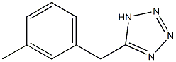 5-[(3-methylphenyl)methyl]-1H-1,2,3,4-tetrazole 结构式