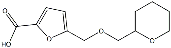 5-[(tetrahydro-2H-pyran-2-ylmethoxy)methyl]-2-furoic acid 结构式