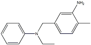 5-{[ethyl(phenyl)amino]methyl}-2-methylaniline 结构式