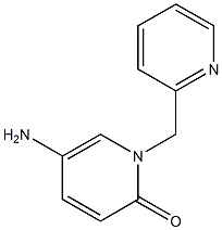 5-amino-1-(pyridin-2-ylmethyl)-1,2-dihydropyridin-2-one 结构式