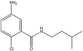 5-amino-2-chloro-N-(3-methylbutyl)benzamide 结构式