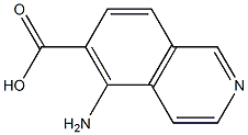 5-aminoisoquinoline-6-carboxylic acid 结构式