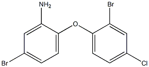 5-bromo-2-(2-bromo-4-chlorophenoxy)aniline 结构式