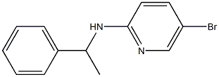 5-bromo-N-(1-phenylethyl)pyridin-2-amine 结构式