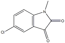 5-chloro-1-methyl-2,3-dihydro-1H-indole-2,3-dione 结构式