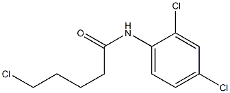 5-chloro-N-(2,4-dichlorophenyl)pentanamide 结构式