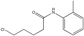 5-chloro-N-(2-methylphenyl)pentanamide 结构式