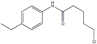 5-chloro-N-(4-ethylphenyl)pentanamide 结构式