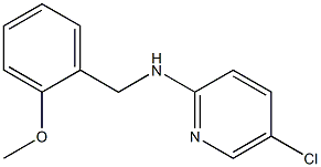 5-chloro-N-[(2-methoxyphenyl)methyl]pyridin-2-amine 结构式