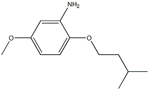 5-methoxy-2-(3-methylbutoxy)aniline 结构式