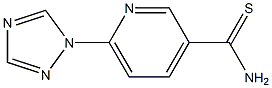 6-(1H-1,2,4-triazol-1-yl)pyridine-3-carbothioamide 结构式