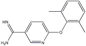 6-(2,6-dimethylphenoxy)pyridine-3-carboximidamide 结构式